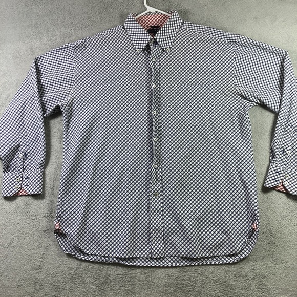 Tommy Hilfiger Other - Vintage Tommy Hilfiger Shirt Men XL Blue Button Down Flip Cuff Long Sleeve